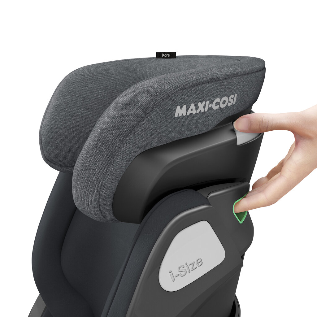 Maxi Cosi automobilinė kėdutė Kore i-Size, Authentic graphite kaina ir informacija | Autokėdutės | pigu.lt