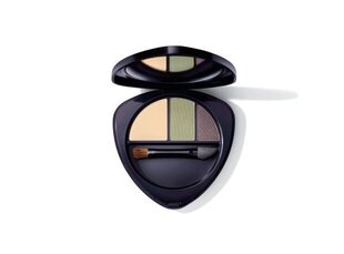 Akių šėšėliai Dr. Hauschka Eyeshadow Trio 02 Jade kaina ir informacija | Akių šešėliai, pieštukai, blakstienų tušai, serumai | pigu.lt