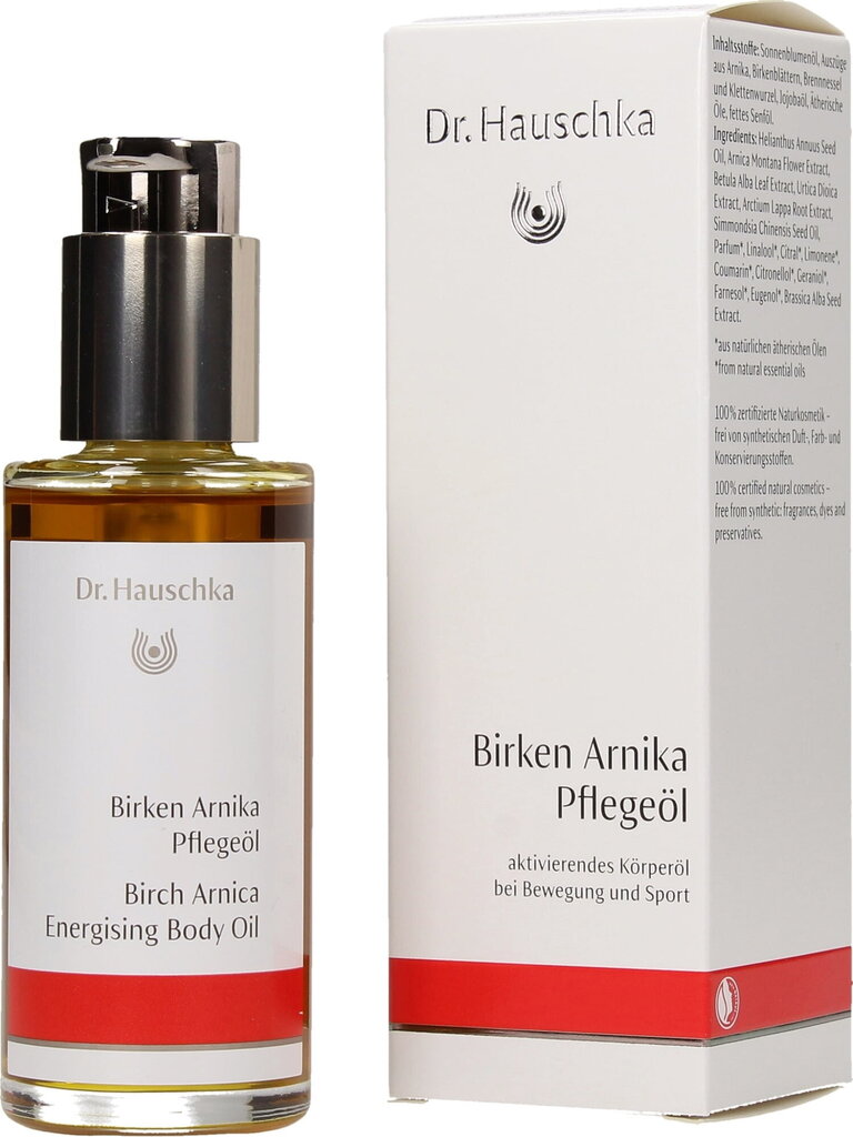 Energizuojantis kūno aliejus Dr. Hauschka Birch Arnica 75 ml kaina ir informacija | Kūno kremai, losjonai | pigu.lt