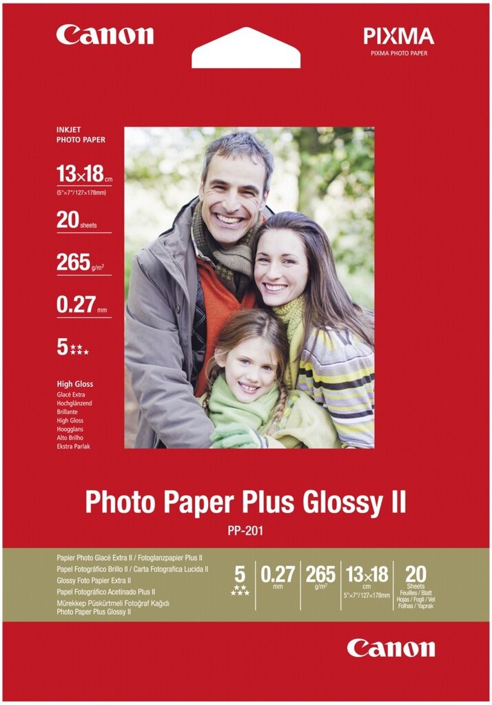 Canon Photo Paper Plus kaina ir informacija | Priedai fotoaparatams | pigu.lt