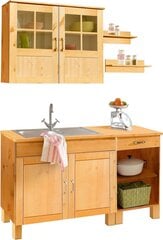 5-ių dalių virtuvės baldų komplektas Notio Living Dennis 50, šviesiai rudas kaina ir informacija | Virtuvės baldų komplektai | pigu.lt