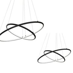 Milagro подвесной светильник Orion Black Led цена и информация | Люстры | pigu.lt