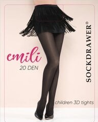Колготки телесного цвета для девочек EMILI 20 den цена и информация | Носки, колготки для девочек | pigu.lt