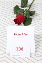 Подарочная карта Sokisahtel на сумму 30€ цена и информация | Другие оригинальные подарки | pigu.lt