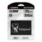 SSD|KINGSTON|KC600|512GB|SATA 3.0|TLC|Įrašymo sparta 520 MB/sec|skaitymo sparta 550 MB/sec|2,5"|TBW 300 TB|MTBF 1000000 valandų|SKC600/512G kaina ir informacija | Vidiniai kietieji diskai (HDD, SSD, Hybrid) | pigu.lt