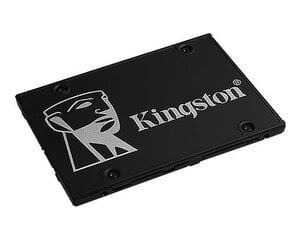 SSD|KINGSTON|KC600|512GB|SATA 3.0|TLC|Скорость записи 520 МБайт/с|Скорость чтения 550 МБайт/с|2,5"|TBW 300 ТБ|MTBF 1000000 часов|SKC600/512G цена и информация | Внутренние жёсткие диски (HDD, SSD, Hybrid) | pigu.lt