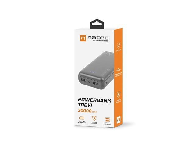 Įkroviklis Natec NPB-1512 kaina ir informacija | Atsarginiai maitinimo šaltiniai (power bank) | pigu.lt