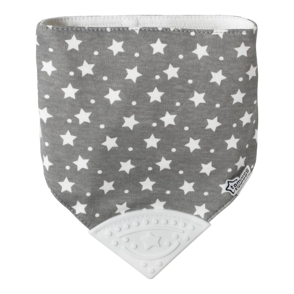 Seilinukas su kramtuku Tommee Tippee Bandana 3+ mėn., 270230 цена и информация | Seilinukai | pigu.lt