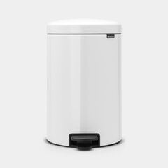 Brabantia мусорное ведро NewIcon, 20 л, белое цена и информация | Мусорные баки | pigu.lt