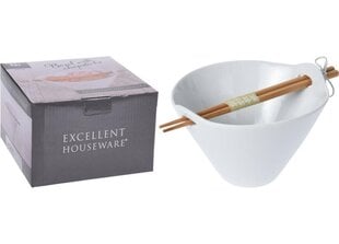 Набор чаши и палочек для еды Excellent Houseware, 3 шт цена и информация | Посуда, тарелки, обеденные сервизы | pigu.lt