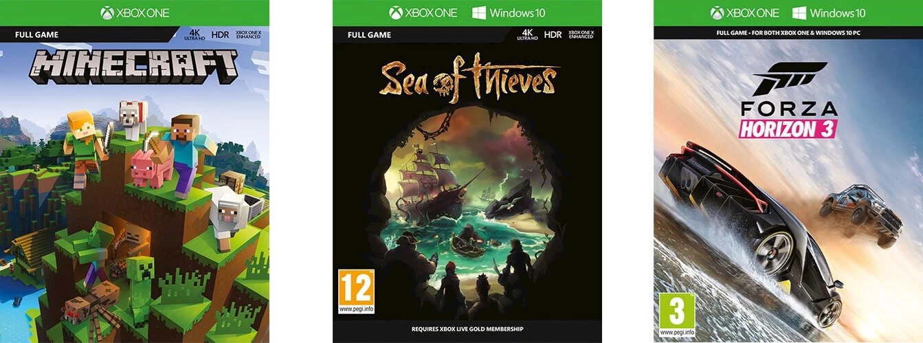 Microsoft Xbox One S 1TB All-Digital Edition (be diskų skaitytuvo) + Fortnite + Sea of Thieves + Minecraft kaina ir informacija | Žaidimų konsolės | pigu.lt