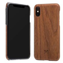 Woodcessories EcoCase, skirtas iPhone X, walnut (eco209) kaina ir informacija | Telefono dėklai | pigu.lt