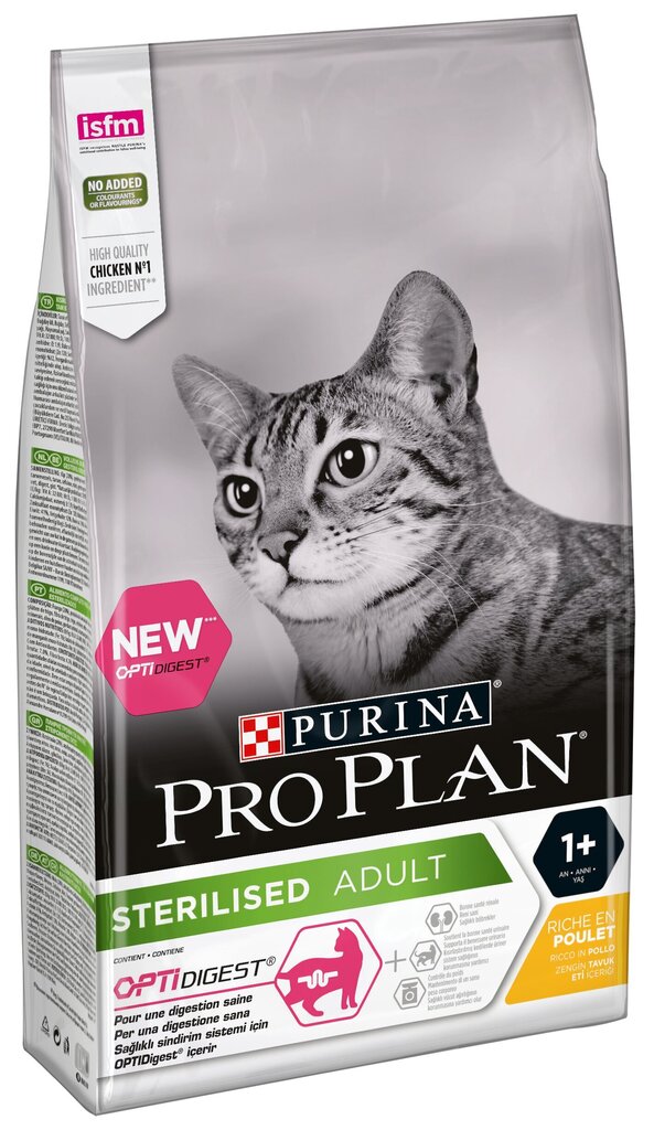 Pro Plan Sterilised Adult Cat Chicken pašaras sterilizuotoms katėms 1.5kg kaina ir informacija | Sausas maistas katėms | pigu.lt