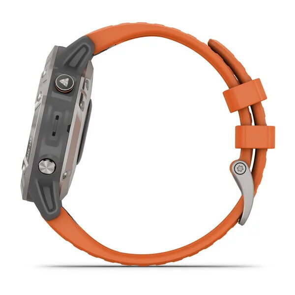 Garmin fēnix® 6 Sapphire Titanium/Ember Orange цена и информация | Išmanieji laikrodžiai (smartwatch) | pigu.lt