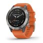 Garmin fēnix® 6 Sapphire Titanium/Ember Orange kaina ir informacija | Išmanieji laikrodžiai (smartwatch) | pigu.lt