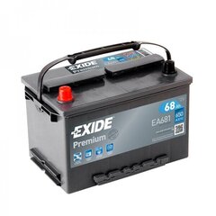 Аккумулятор Exide 68 Ач 650 A EN 12 В цена и информация | Akumuliatoriai | pigu.lt