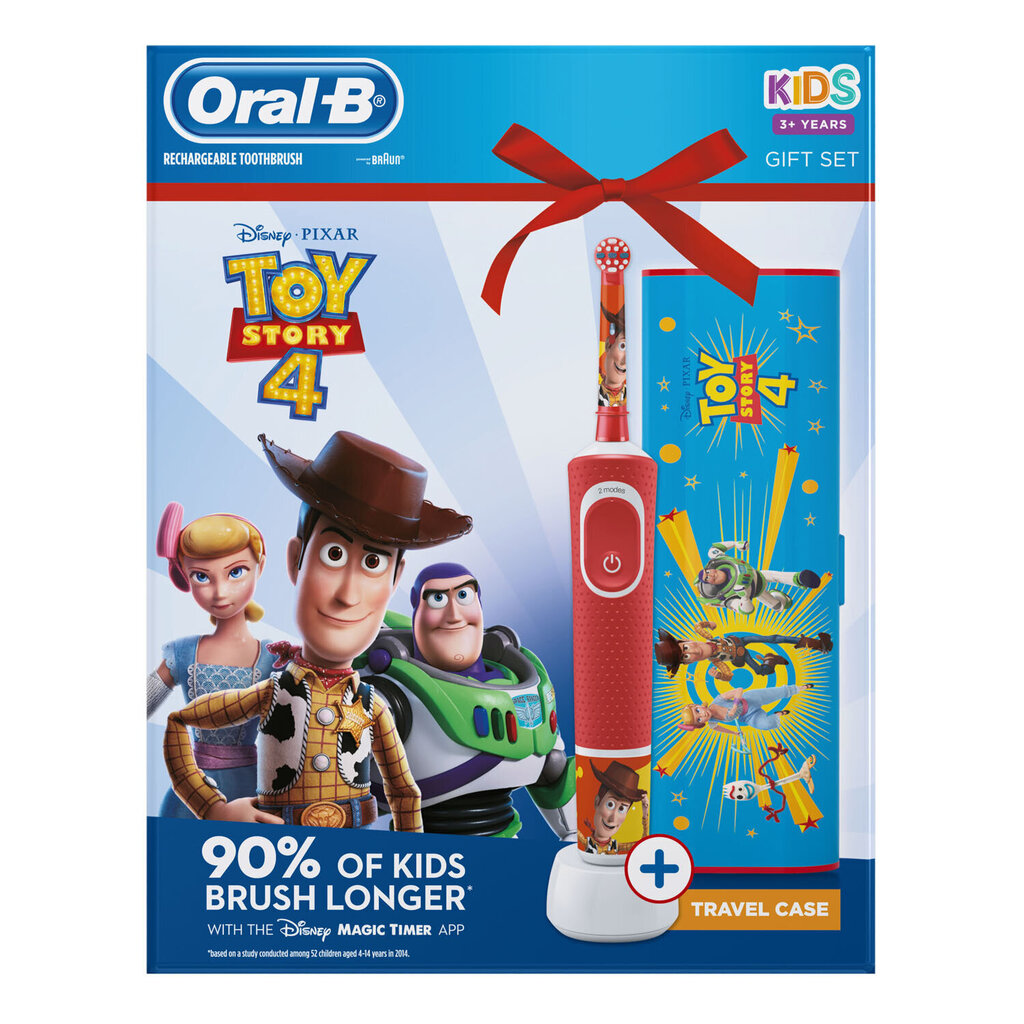 Oral-B Vitality D100 Kids Toy Story цена и информация | Elektriniai dantų šepetėliai | pigu.lt