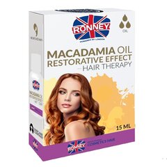 Масло макадамии для волос Ronney Hair Therapy 15 мл цена и информация | Средства для укрепления волос | pigu.lt