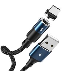 Кабель Remax Zigie Magnetic USB For micro USB 3A 1.2 м, черный (RC-102) цена и информация | Кабели для телефонов | pigu.lt