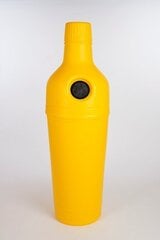 Мусорный контейнер в форме бутылки, 210 л, желтый цена и информация | Мусорные баки | pigu.lt