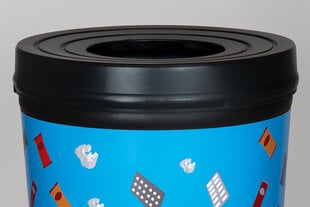 Мусорный контейнер в форме стакана, 210 л, черный цена и информация | Мусорные баки | pigu.lt