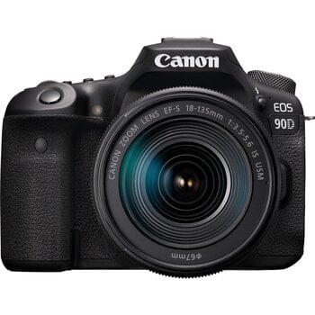 Canon EOS 90D 18-135mm IS USM цена и информация | Цифровые фотоаппараты | pigu.lt