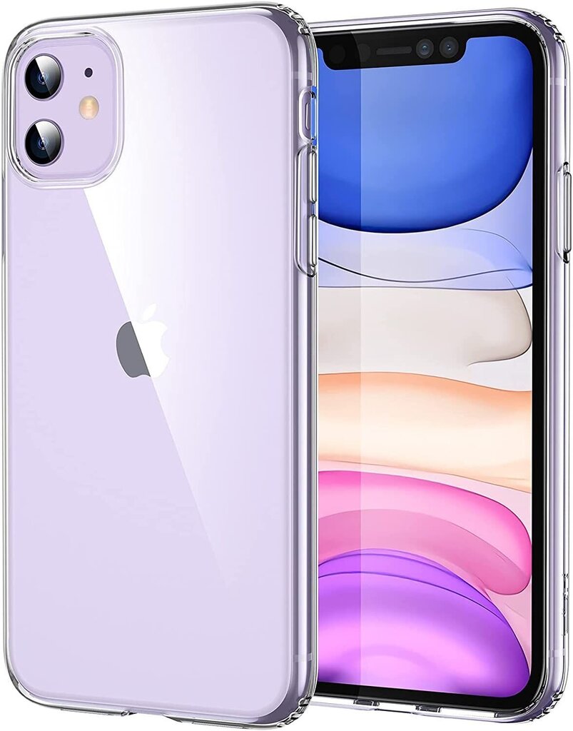 Dėklas Ultra Slim skirtas iPhone 11, skaidrus цена и информация | Telefono dėklai | pigu.lt