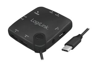Logilink UA0344 цена и информация | Адаптеры, USB-разветвители | pigu.lt