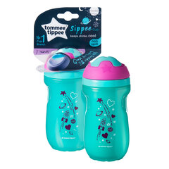 Tommee Tippee uždaromas puodelis mergaitei 12m+, 260 ml, 447158 kaina ir informacija | Buteliukai kūdikiams ir jų priedai | pigu.lt