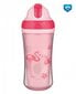 Canpol Babies sportinis puodelis su silikoniniu šiaudeliu Flamingo 260ml, 74/050 цена и информация | Buteliukai kūdikiams ir jų priedai | pigu.lt