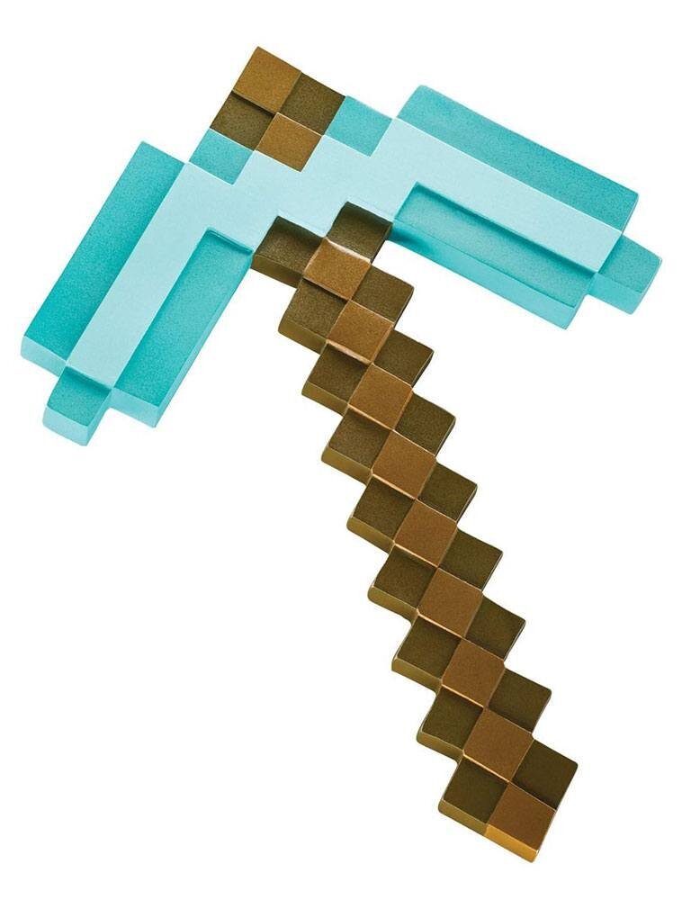 Minecraft Plastic Diamond Pickaxe цена и информация | Žaidėjų atributika | pigu.lt