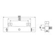 Dušo komplektas su termostatu Mexen Tim chrome square kaina ir informacija | Dušo komplektai ir panelės | pigu.lt