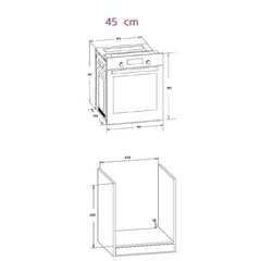 Simfer 4207BERSP kaina ir informacija | Orkaitės | pigu.lt