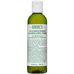 Тоник для лица Kiehls Cucumber Herbal Alcohol Free 250 мл цена и информация | Средства для очищения лица | pigu.lt
