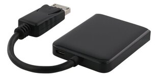 Deltaco DP-HDMI42, DP/HDMI kaina ir informacija | Kabeliai ir laidai | pigu.lt