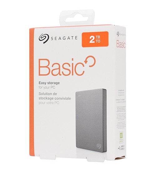Seagate Basic, 2.5'', 2TB, USB 3.0 цена и информация | Išoriniai kietieji diskai (SSD, HDD) | pigu.lt