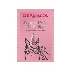 Veido kaukė Dermacol Beautifying Peel Off Metallic Mask Brightening Face Mask, 15 ml kaina ir informacija | Veido kaukės, paakių kaukės | pigu.lt