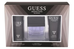 Rinkinys vyrams Guess Seductive Homme: EDT 100 ml + dezodorantas 170 g + dušo želė 200 ml kaina ir informacija | Kvepalai vyrams | pigu.lt