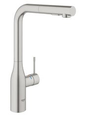 Grohe Essence смеситель для кухни с высоким изливом, широким диапазоном поворота и выдвижным душем 30270DC0 цена и информация | Кухонные смесители  | pigu.lt