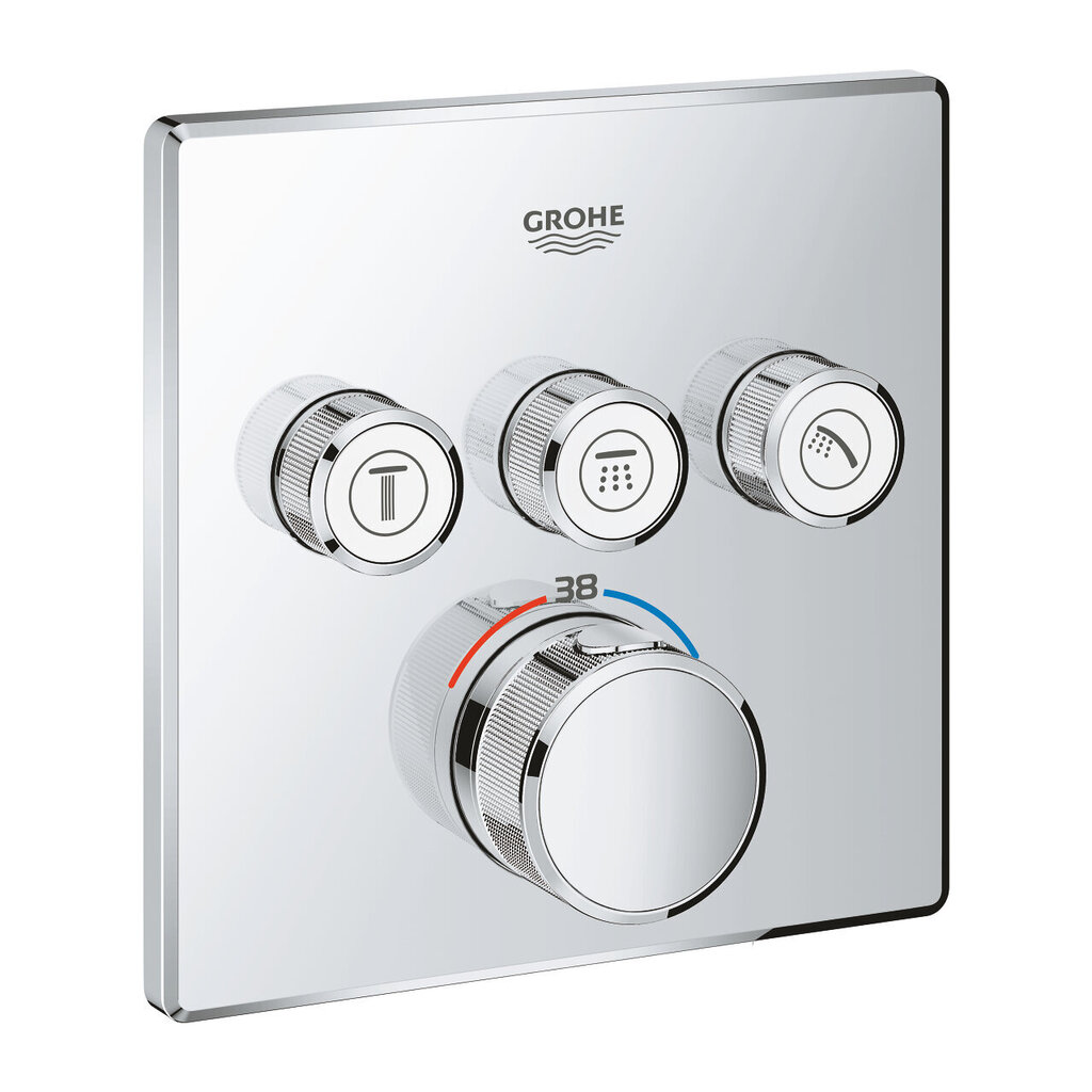 Grohe Grohtherm Smartcontrol termostatinis maišytuvas dušui ar voniai 29126000 kaina ir informacija | Vandens maišytuvai | pigu.lt