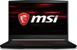 MSI GF63 Thin 9RCX-674XPL 16 GB RAM/ 512 GB M.2 PCIe/ Windows 10 Home kaina ir informacija | Nešiojami kompiuteriai | pigu.lt