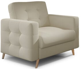 Кресло Asgard, кремовая искусственная кожа цена и информация | Кресла в гостиную | pigu.lt