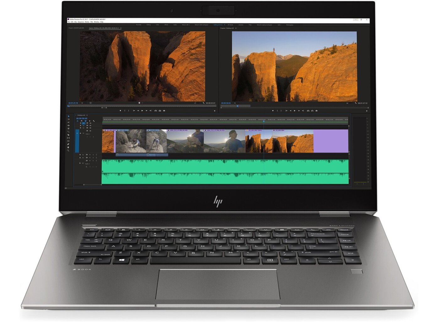 HP ZBook Studio G5; Intel i7-8750H Quadro P1000 16ГБ DDR4 FHD IPS 512 SSD  WIFI 5 + FP/Privacy 2xThunderbolt 3 Windows 10P цена | pigu.lt