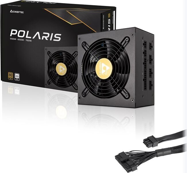 Chieftec Polaris 750W PPS-750FC kaina ir informacija | Maitinimo šaltiniai (PSU) | pigu.lt