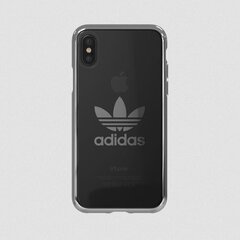 Adidas Nugarėlė telefonui Apple iPhone X / XS, Skaidri/Sidabrinė kaina ir informacija | Adidas Mobilieji telefonai, Foto ir Video | pigu.lt