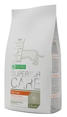 Nature‘s Protection Superior Care Red Coat, raudoną kailio atspalvį turintiems šunims 1,5 kg kaina ir informacija | Nature's Protection Gyvūnų prekės | pigu.lt