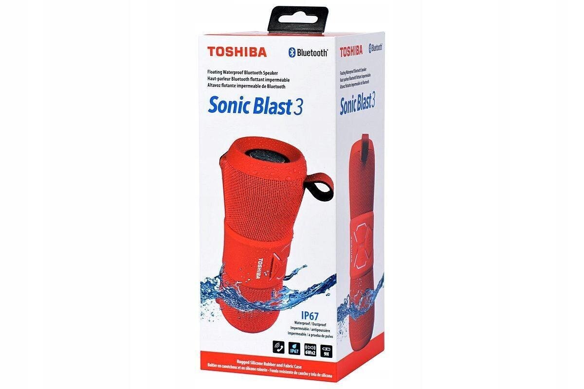Toshiba Sonic Blast 3 TY-WSP200, raudona kaina ir informacija | Garso kolonėlės | pigu.lt