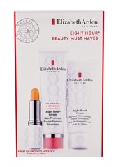 Kosmetikos rinkinys Elizabeth Arden Eight Hour: kremas 50 ml + rankų kremas 75 ml + lūpų balzamas 3,7 g kaina ir informacija | Elizabeth Arden Kosmetika veidui | pigu.lt