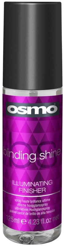 Blizgesio suteikiantis plaukų purškiklis Osmo Blinding Shine 125 ml kaina ir informacija | Plaukų formavimo priemonės | pigu.lt