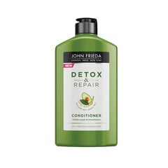 Atkuriamasis ir lyginamasis plaukų kondicionierius John Frieda Detox & Repair 250 ml kaina ir informacija | Balzamai, kondicionieriai | pigu.lt